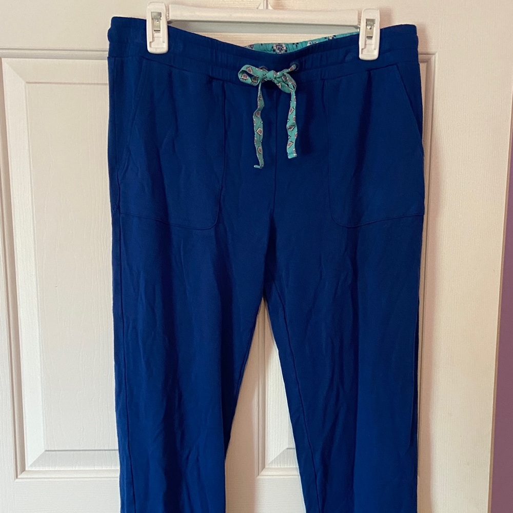 Vera Bradley Royal Blue lounge pants